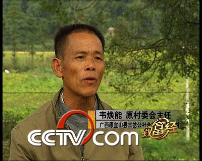 经济台 正文 韦焕能从2005年开始就不再担任村里的任何职务